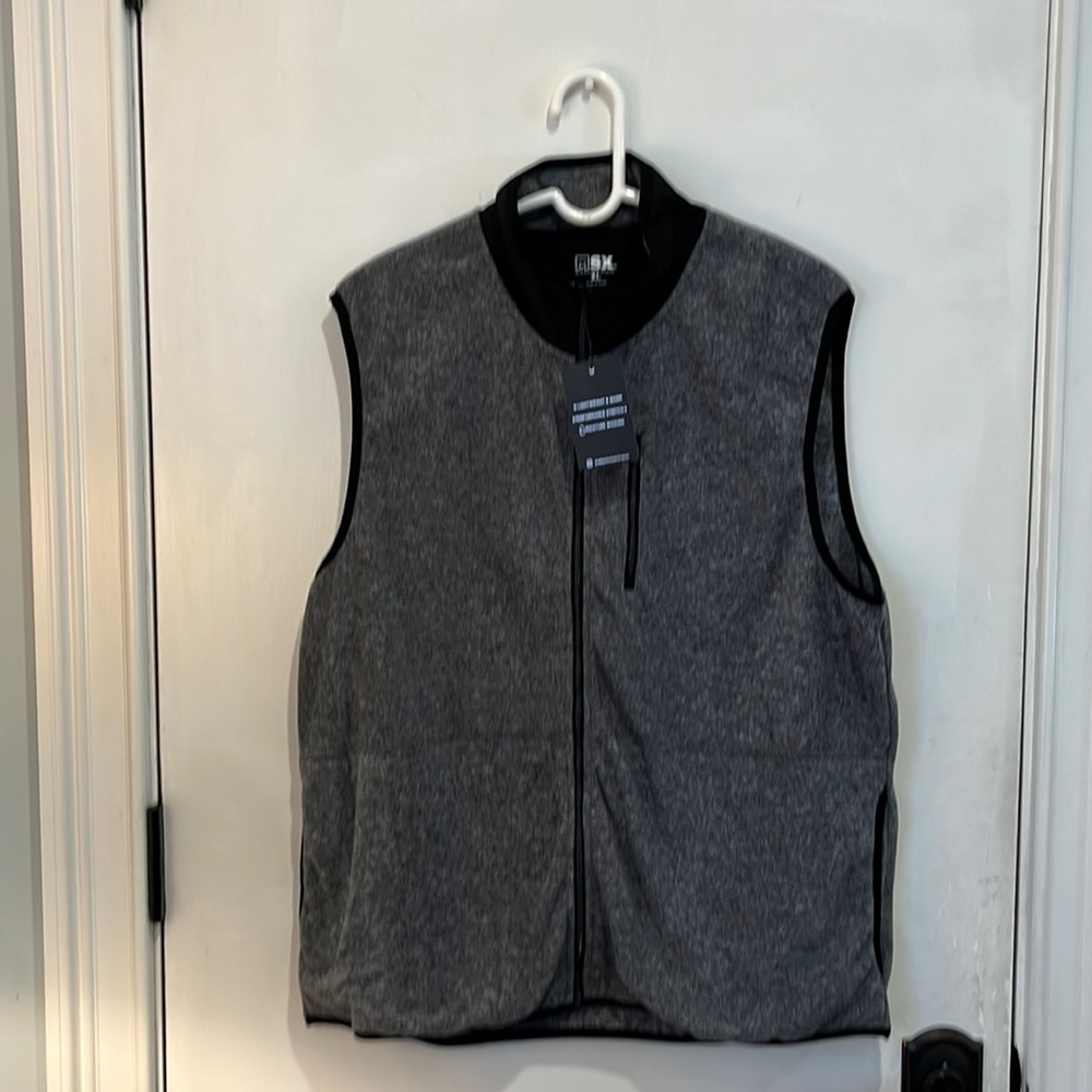 Mens Wearhouse casual vest gray XL